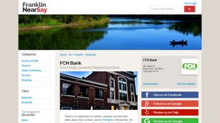 FCN Bank in Brookville, IN | NearSay