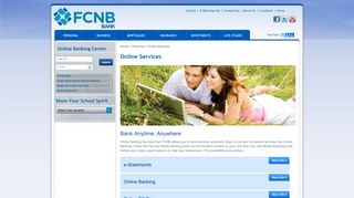 Online Services - - First Community National Bank