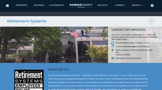 Retirement Systems - Fairfax County
