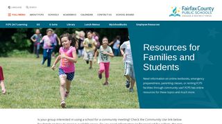 Resources for Families and Students | Fairfax County Public Schools
