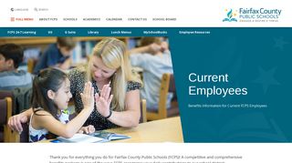 Current Employee Benefits | Fairfax County Public Schools