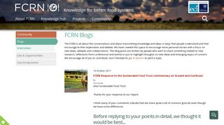 FCRN Blogs | Food Climate Research Network (FCRN)