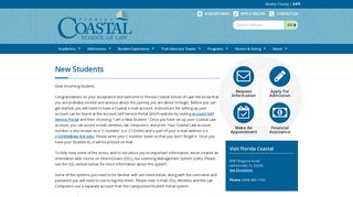 New Students - Florida Coastal School of Law