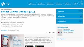 FCT | LLC - Lender Lawyer Connect - Canadian Mortgage Solutions