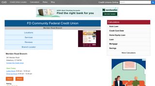 FD Community Federal Credit Union - Waterbury, CT at 281 Meriden ...