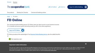 FD online | Ethical banking | The Co-operative Bank