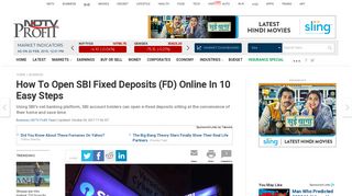 SBI Savings Account: How To Open Fixed Deposit (FD) Online