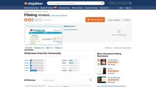 FDating Reviews - 38 Reviews of Fdating.com | Sitejabber