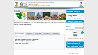 FSSAI-(Gujarat)-Information about Food Safety Department