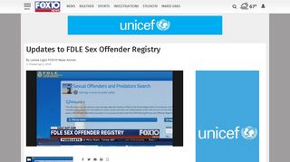Updates to FDLE Sex Offender Registry | News | fox10tv.com