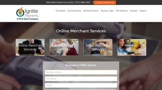 First Data Online Merchant Services - Ignite Payments