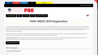 2019 MSOC Registration – FDNY Pro