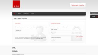 FDS Portal - Login or Request an Account