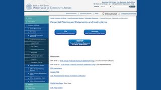 Financial Disclosure Statements and Instructions - NJ Department of ...