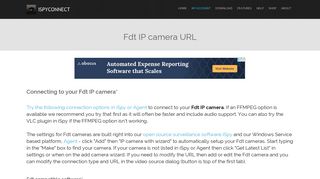 Connect to Fdt IP cameras