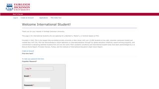 International Student!