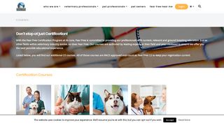 Courses | Fear Free Pets