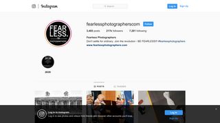 Fearless Photographers (@fearlessphotographerscom) • Instagram ...