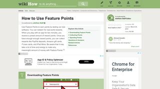 How to Use Feature Points: 9 Steps (with Pictures) - wikiHow