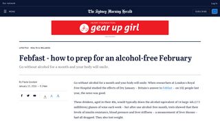Febfast - how to prep for an alcohol-free February