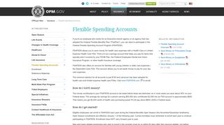 Flexible Spending Accounts - OPM