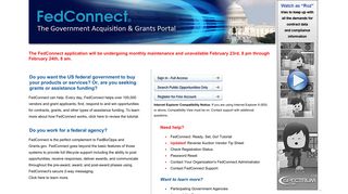 FedConnect - Gateway to Government Opportunities