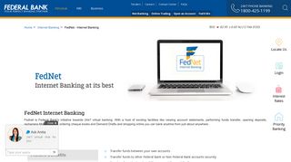 FedNet - Internet Banking - Federal Bank