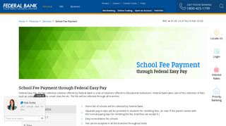 Federal Easy Pay - Pay School Fees Online | School ... - Federal Bank