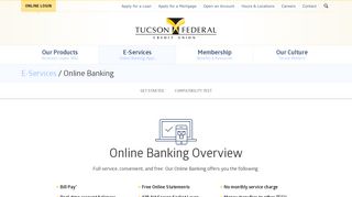 Online Banking | Tucson Federal Credit Union