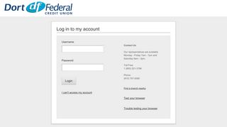 Dort Federal Credit Union | Login