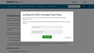 Health Insurance Marketplace - HealthCare.gov Glossary | HealthCare ...
