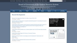 Federal Reserve Board - Home