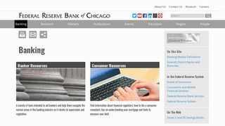 Banking - Federal Reserve Bank of Chicago