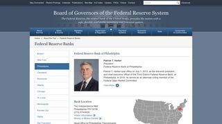 Federal Reserve Board - Federal Reserve Bank of Philadelphia