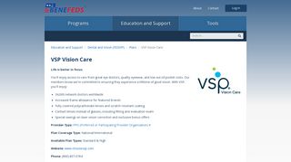 VSP Vision Care for FEDVIP | BENEFEDS