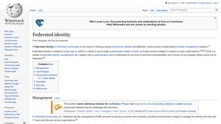 Federated identity - Wikipedia