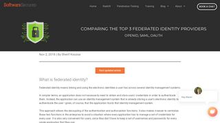 Comparing the Top 3 Federated Indentity Providers: OpenID, OAuth ...