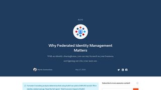 Why Federated Identity Management Matters - Auth0