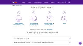 Get Started | FedEx
