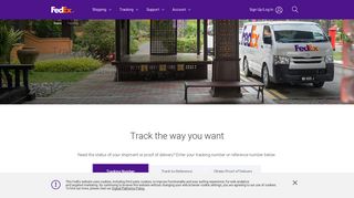 Tracking Your Shipment | FedEx Australia