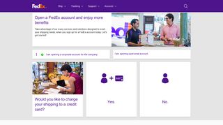 Open a FedEx account - Corporate Account | FedEx US Virgin Islands