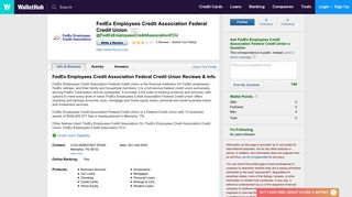 FedEx Employees Credit Association Federal Credit Union Reviews
