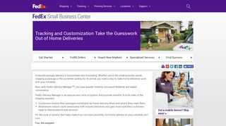 Take the guesswork out of home deliveries - FedEx Small Business ...