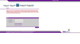 Anthem DocStore - Log in to FedEx Office DocStore