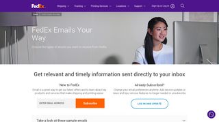 FedEx Emails Your Way