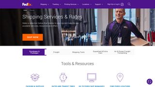Shipping Services & Rates | FedEx