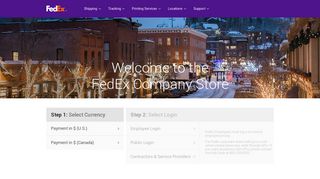 The FedEx Company Store | Welcome
