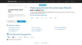 Fedex ground new hire portal login Results For Websites Listing