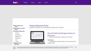 FedEx Ship Manager - Prepare Shipment Online | FedEx Singapore
