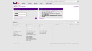 FedEx Custom Critical | Shipping Toolkit | Login
